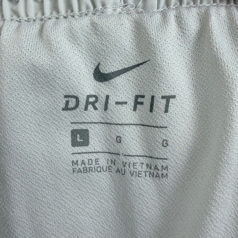 Nike Running Shorts Gray Teal Mesh Trim Dri-FIT Athletic Women's‎ Size L - Picture 3 of 6